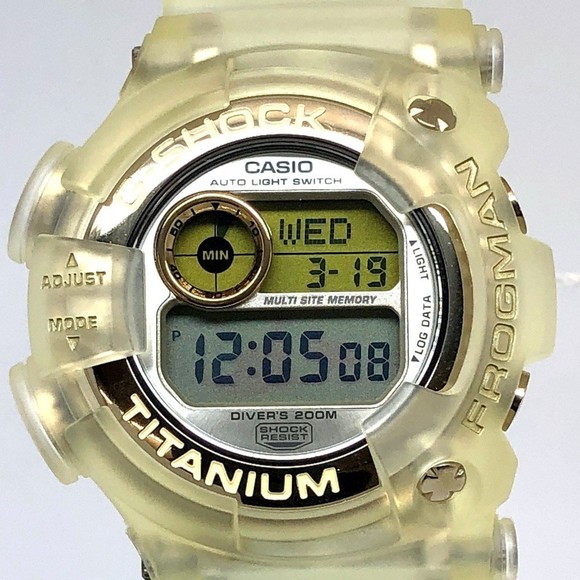 G-SHOCK CASIO Watch DW-9900WC-9T FROGMAN WCCS White Skeleton